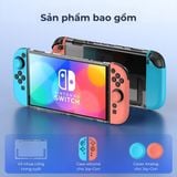  Ốp Bảo Vệ Cứng Kèm Case Silicone Joy-con Nintendo Switch 2 - Black IINE L1090 