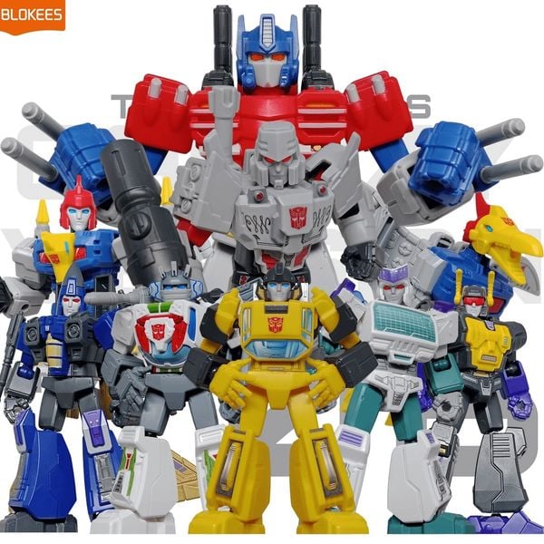 Hộp Mù Blokees Figures Transformers Galaxy Version 06 Parallel Universe mô hình lắp ráp ngẫu nhiên với khớp cử động linh hoạt