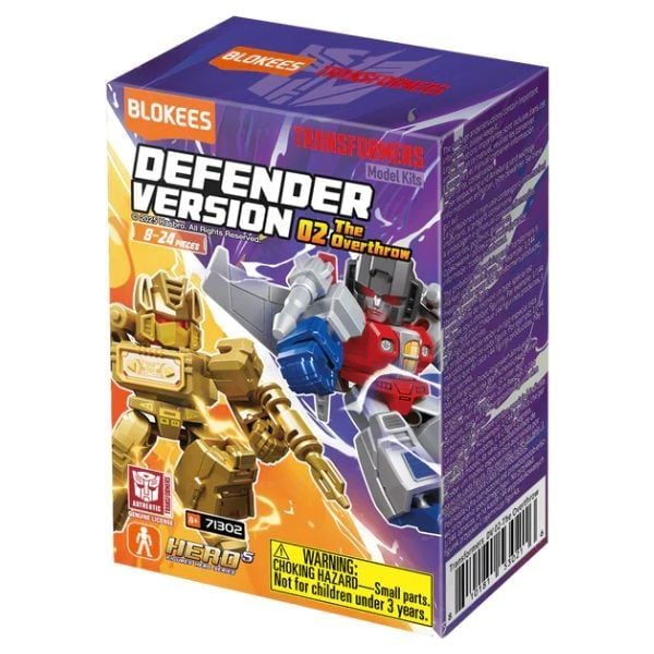 Hộp Mù Transformers Galaxy Version Defender 02 The Overthrow Blokees 71302 mô hình đẹp mắt, đáng sưu tầm, có bán tại nShop