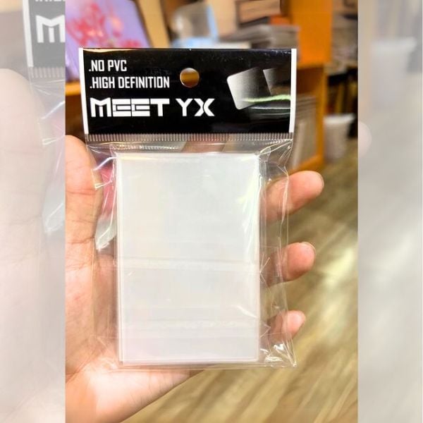  Sleeves trong suốt bọc bảo vệ bài Pokemon TCG One Piece Card Bo Góc 