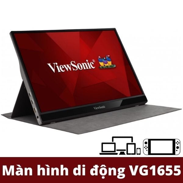 Màn hình di động VG1655 15.6 inch, Full HD, IPS, USB 3.1 Type-C kép cho Nintendo Switch