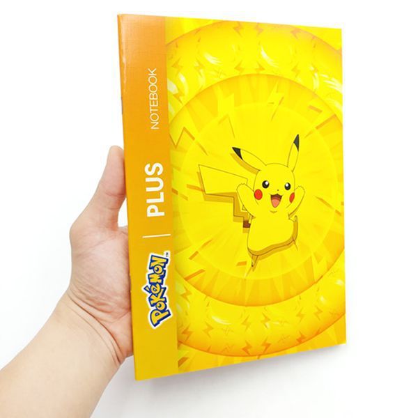  Tập học sinh Notebook B5 Pokemon kẻ ngang 72 trang màu vàng 
