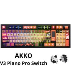 Bàn phím cơ AKKO 5098B Wasteland Survival RGB Hot Swap Akko V3 Piano Pro