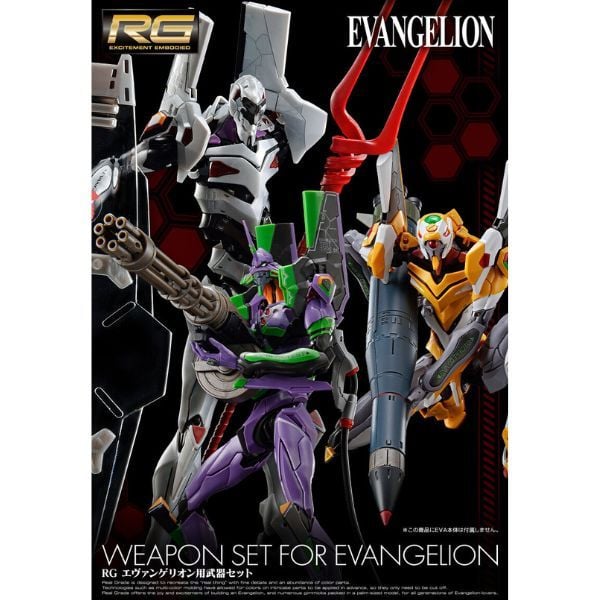 Weapon Set for Evangelion RG chính hãng Bandai