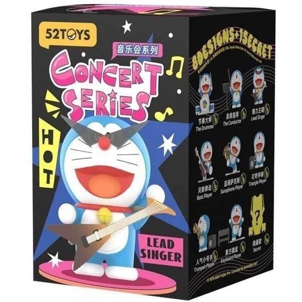 Hộp Mù Doraemon Concert Series Blindbox 52TOYS là đồ chơi thú vị, chứa đựng những mô hình xinh xắn