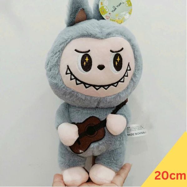  Gấu bông Labubii chơi đàn 20cm 