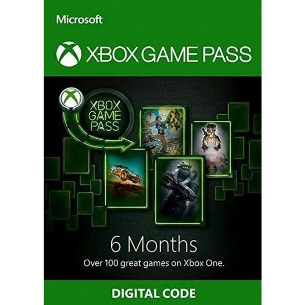  Xbox Game Pass 6 Month Membership Digital Code 