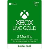  Xbox Live Gold 3 Month Membership Digital Code 