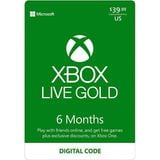  Xbox Live Gold 6 Month Membership Digital Code 