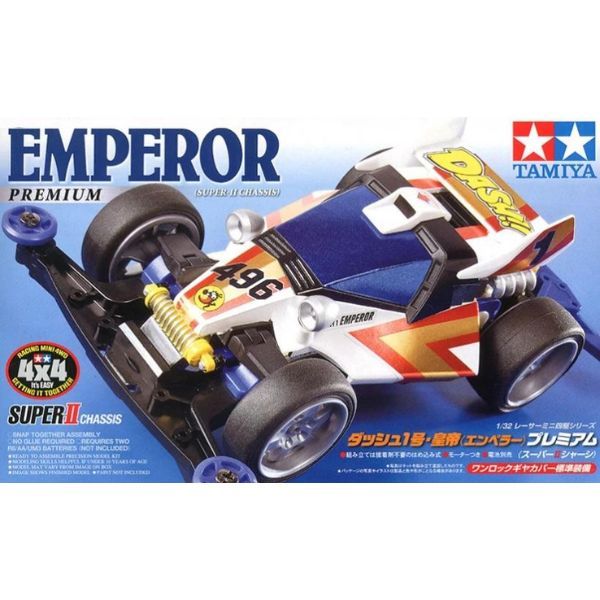  Xe đua Mini 4WD Dash-1 Emperor Premium Super-II Chassis - Tamiya 18069 