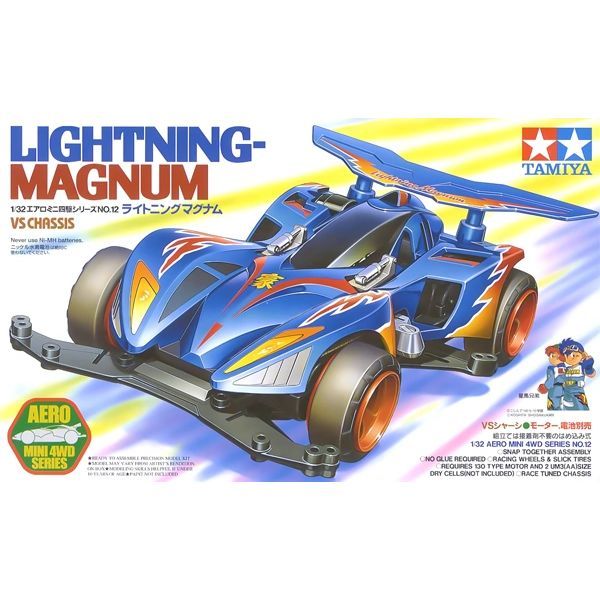  Xe đua Mini 4WD Lightning-Magnum VS Chassis - Tamiya 19612 