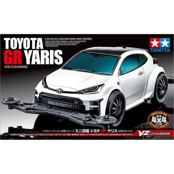  Xe đua Mini 4WD Toyota GR Yaris Vz Chassis - Tamiya 18097 