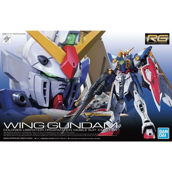 XXXG-01W Wing Gundam - RG - 1/144 - Mô hình Gunpla chính hãng Bandai