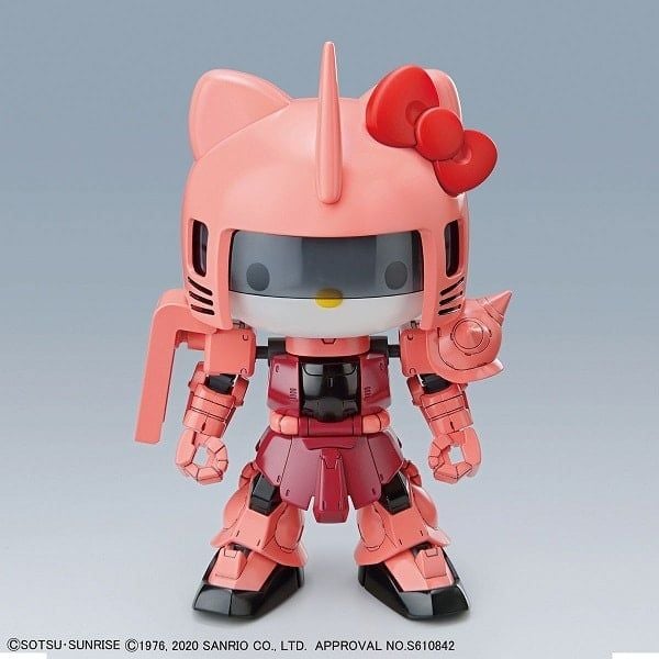  Hello Kitty / MS-06S Char's Zaku II (SD Gundam Cross Silhouette) chính hãng Bandai 