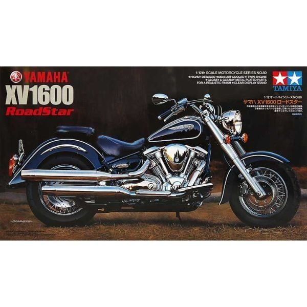 Yamaha XV1600 Road Star 1/12 - Mô hình Tamiya 14080 chính hãng