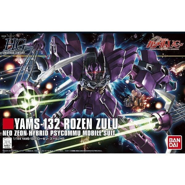  YAMS-132 Rozen Zulu - HGUC 1/144 - Mô hình Gundam chính hãng Bandai 