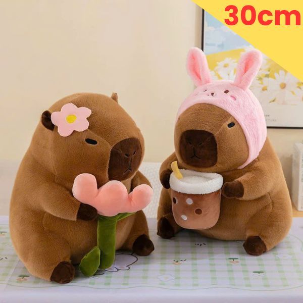  Gấu bông chuột lang nước Capybara 30cm đáng yêu 