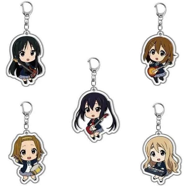 Móc khóa Móc khóa acrylic K-ON là món phụ kiện anime siêu dễ thương trang trí balo túi xách