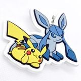  Móc khóa silicon Pokemon Pikachu & Glaceon 