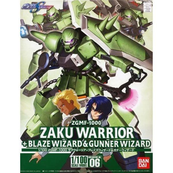  Zaku Warrior + Blaze Wizard & Gunner Wizard - 1/100 Gundam Seed Destiny 
