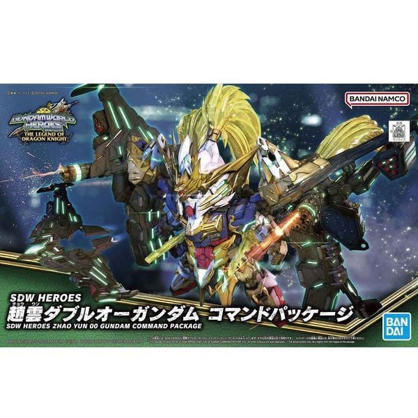 Zhao Yun 00 Gundam Command Package SDW Heroes Mô hình Gunpla Triệu Vân chính hãng Bandai