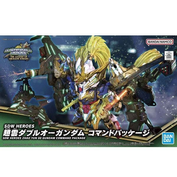  Zhao Yun 00 Gundam Command Package - SDW Heroes - Mô hình Gunpla Triệu Vân chính hãng Bandai 