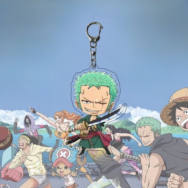  Móc khóa mica One Piece chibi 