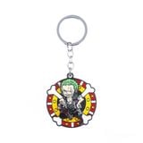  Móc khóa kim loại One Piece xoay tròn 