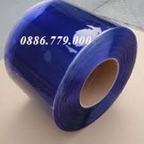 cuộn màng nhựa pvc xanh dương 