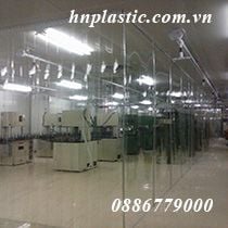 rèm nhựa pvc ngăn khu sản xuất