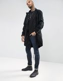 Áo khoác đen AllSaints Lightweight Parka