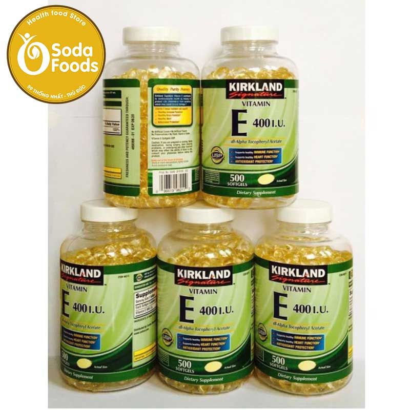 Viên Bổ Sung Vitamin E 400 Iu 500 Viên Của Mỹ