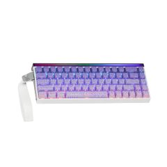Bàn Phím Gaming AULA HERO 68 HE (Tím Trắng Gradient Contour,  1 mode, 68 phím, Dragon King magnetic switch)