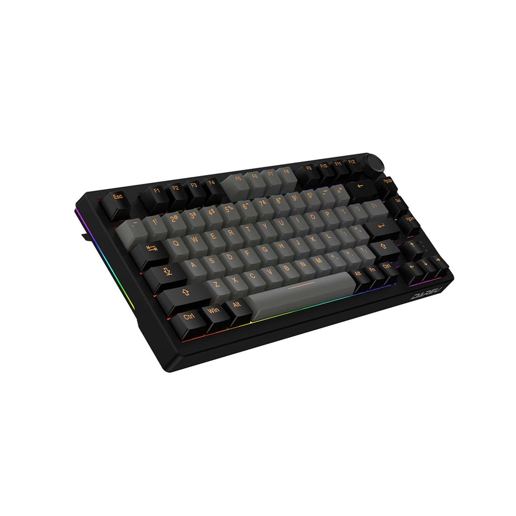 Bàn phím cơ không dây DareU EK75 Pro Triple Mode Black Golden Dream Switch