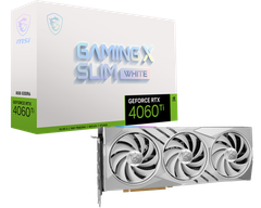 Card màn hình MSI GeForce RTX 4060Ti GAMING X SLIM WHITE 8G