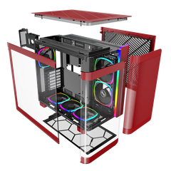 Vỏ Case Montech KING 95 Pro Red (CAKING95PROREMT)