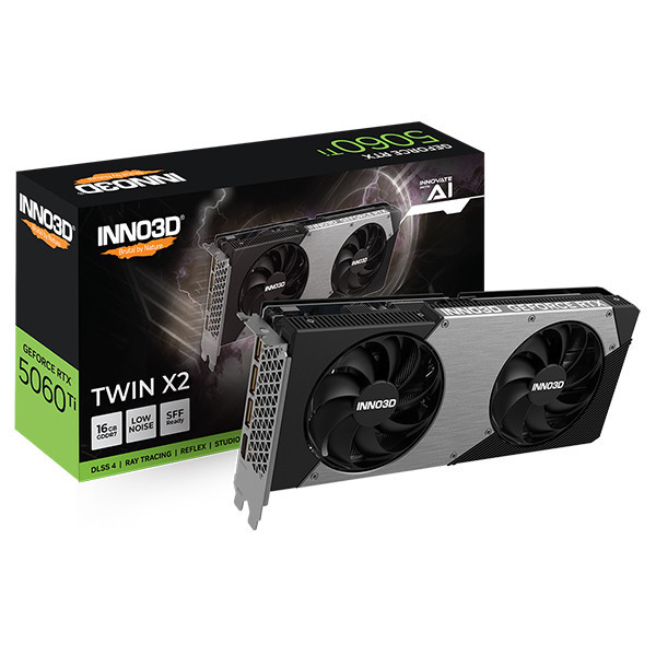 Card màn hình INNO3D GeForce RTX 5060 Ti 16GB Twin X2 OC