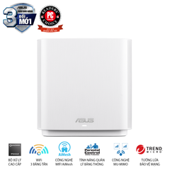 Asus Zen Wi-Fi CT8 (W-2-PK) Chuẩn AC3000 3 Băng Tần