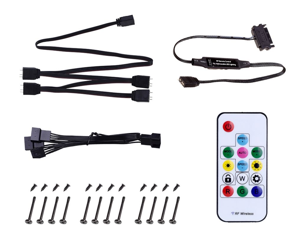 FAN CASE ID-COOLING DF-12025-ARGB TRIO SNOW (3Pack)