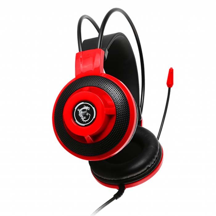 Tai nghe gaming có dây MSI DS501 (Màu Đỏ đen)