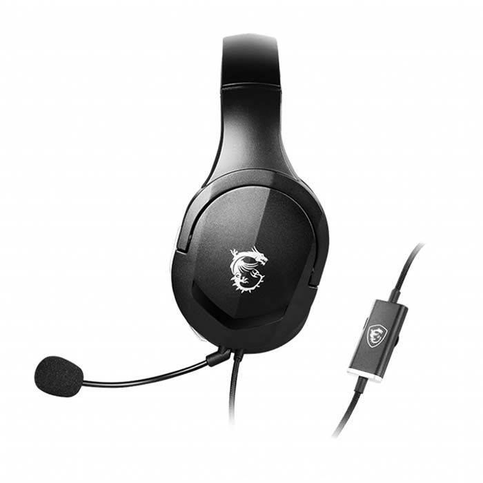 Tai nghe gaming có dây MSI Immerse GH20 (Màu Đen)