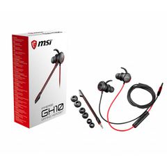 Tai nghe gaming có dây MSI Immerse GH10 (màu đỏ đen)