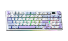Bàn phím cơ không dây AULA S98 Pro (Xanh dương + trắng + tím, 3 mode, 98 Phím, Nimbus V3 switch)