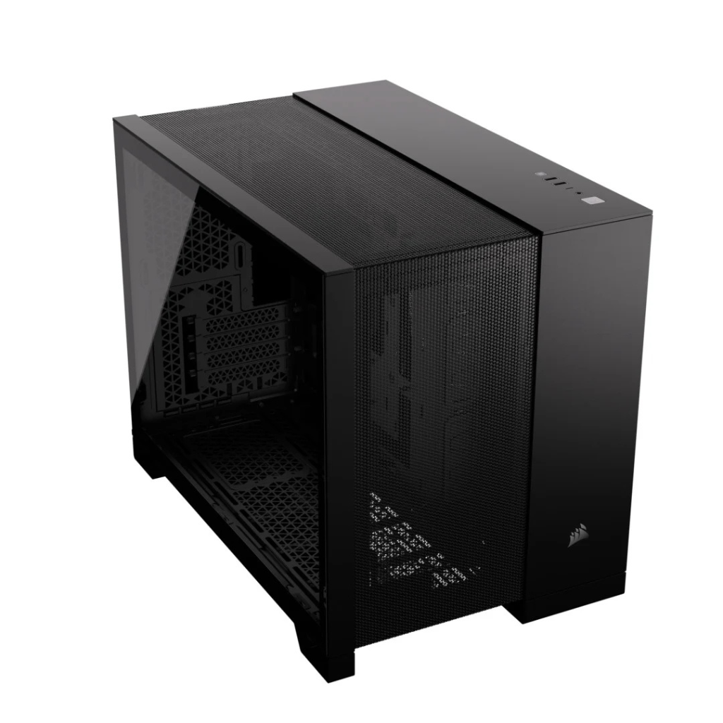 Vỏ máy tính Corsair 2500D Airflow Tempered Glass Mid-Tower Black (CC-9011263-WW)