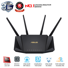 Router ASUS RT-AX58U Wifi 6 AX3000 2 băng tần