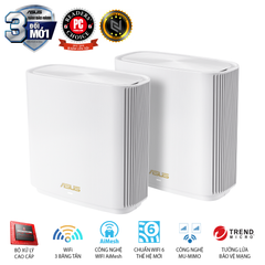 ASUS ZenWiFi XT8 (2PK) AX6600 WiFi 6 2 băng tần