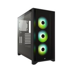 Vỏ máy tính Corsair iCUE 4000X RGB TG Black (CC-9011204-WW)