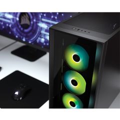 Vỏ máy tính Corsair iCUE 4000X RGB TG Black (CC-9011204-WW)