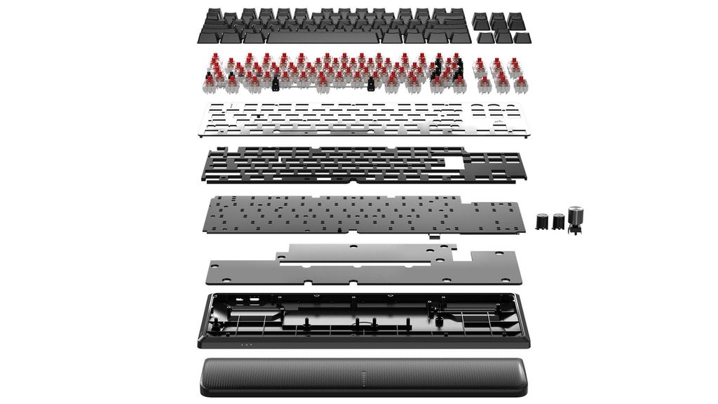 Bàn phím không dây Corsair K70 CORE TKL WL-MLX RED-BLK RGB (CH-914901E-NA)