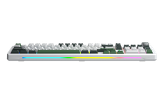 Bàn phím cơ không dây AULA S98 Pro (Xanh lá + trắng, 3 mode, 98 Phím, Greywood V4 switch)